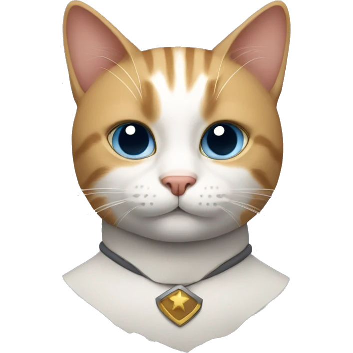 A cat hero  emoji