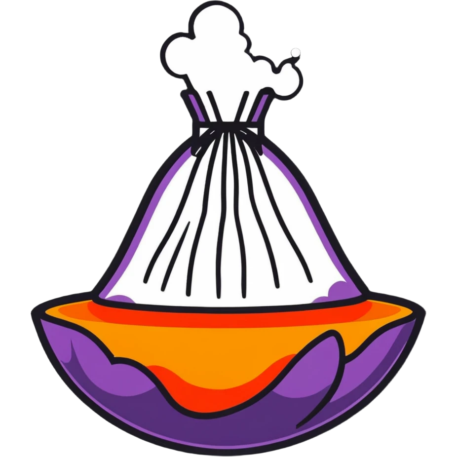 onion volcano erupting steam emoji