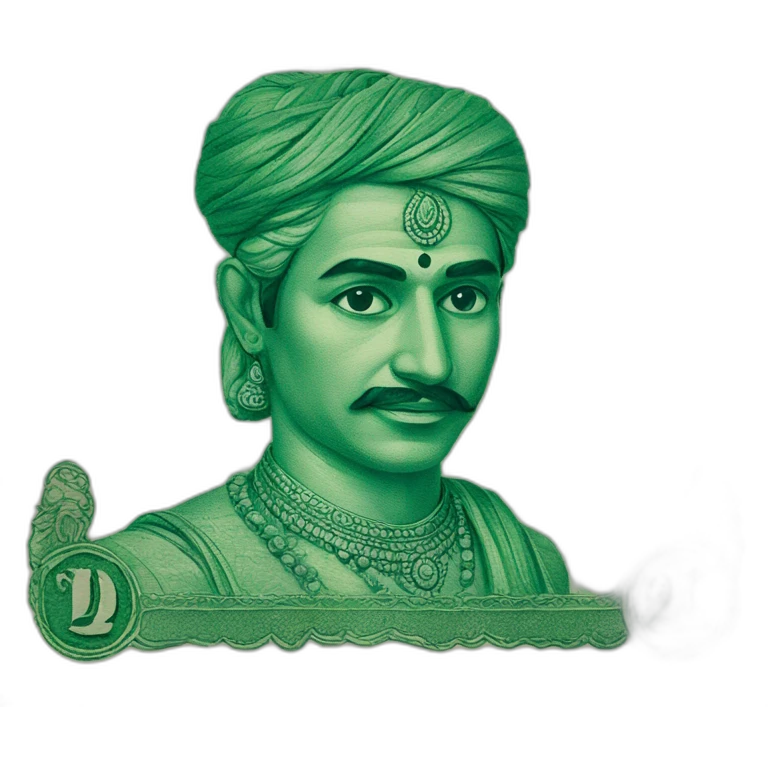 Indian rupee banknote emoji