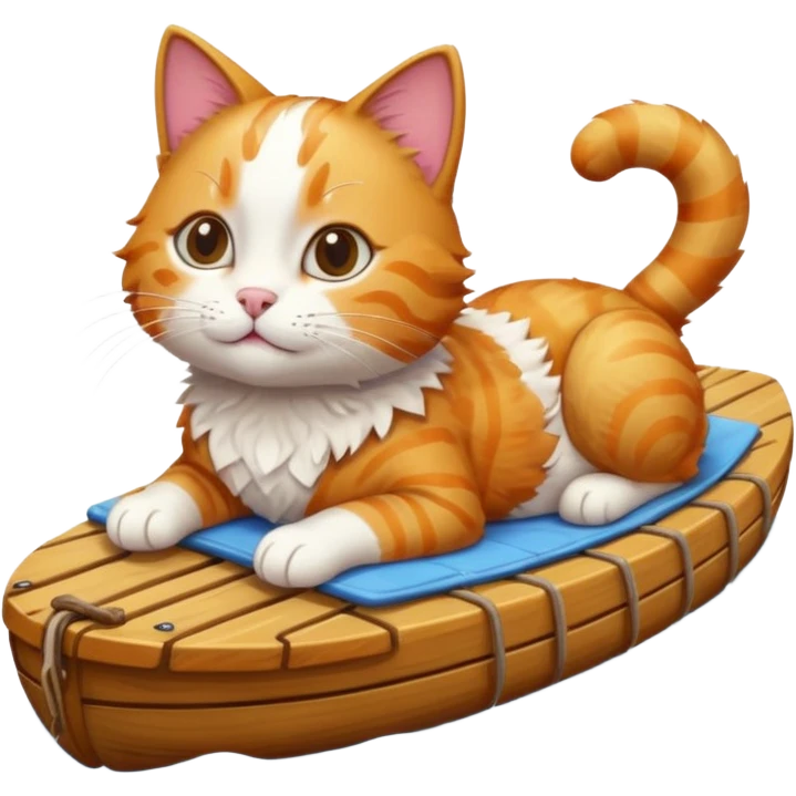 cat rafting emoji