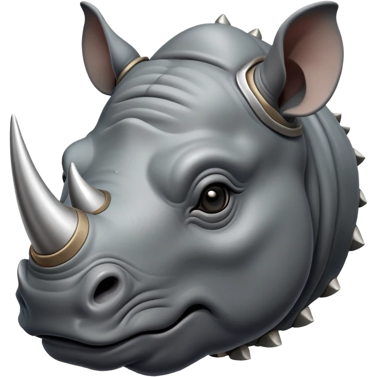 cinematic-noble-rhinoceros-portrait-emoji,-poised,-with-a-massive,-powerful-build-and-a-thick,-armored-hide-of-slate-gray,-deep-set-soulful-piercing-eyes,-simplified-yet-sharp-and-sophisticated-features,-highly-detailed, with large black eyes emoji