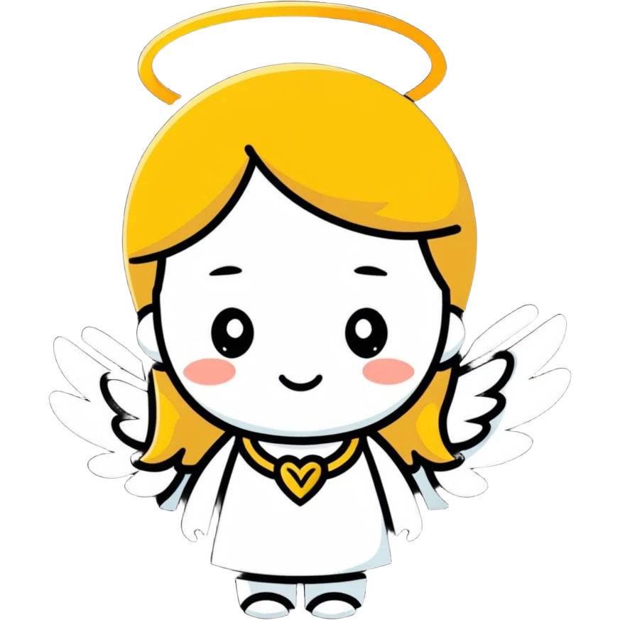 Women with angel Crown  emoji