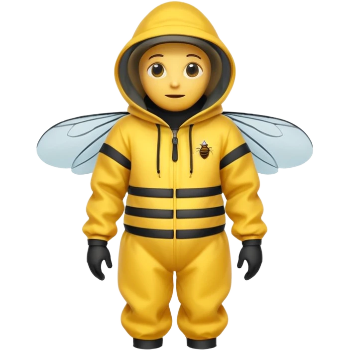make bee protective suit emoji emoji