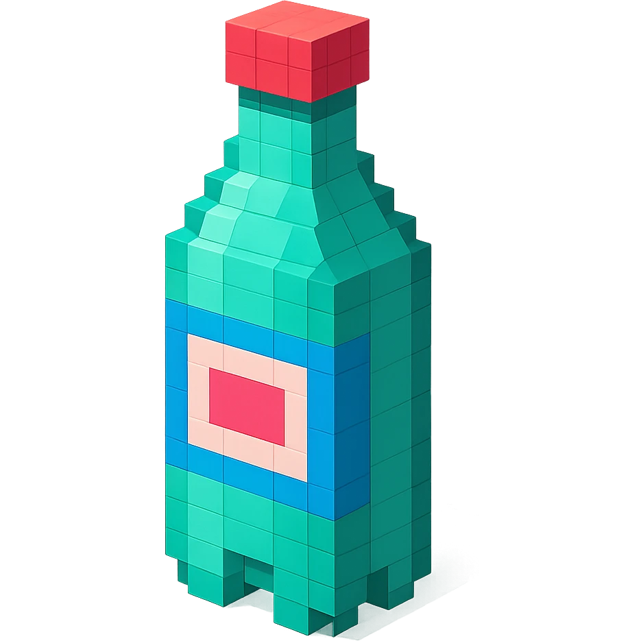 Borjomi bottle with a matte finish emoji