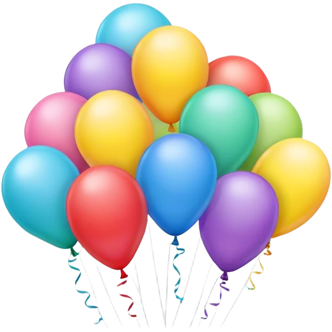 Birthday balloons  emoji