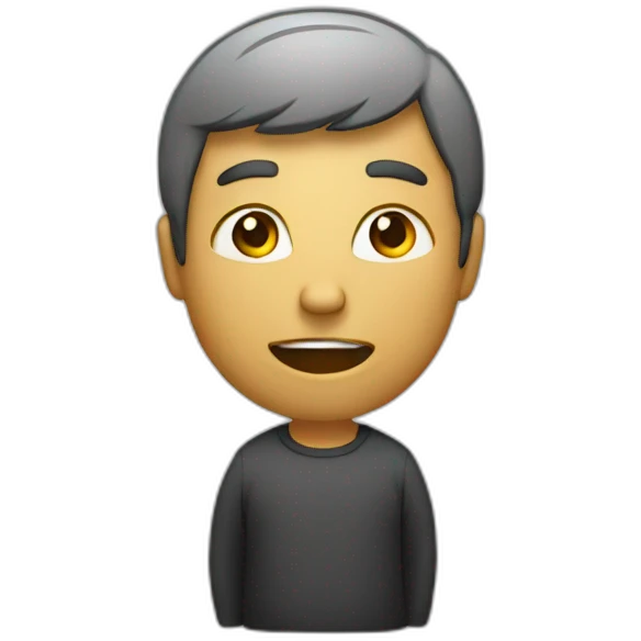 somebody talking emoji
