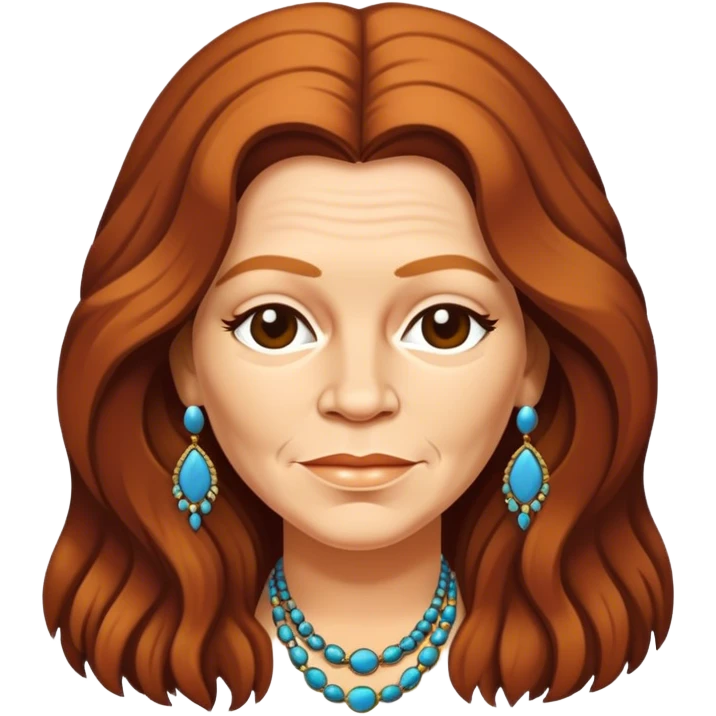 a portrait of janis joplin emoji