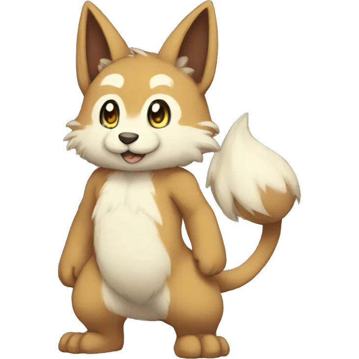 Anthro Sona Fakemon Full Body emoji