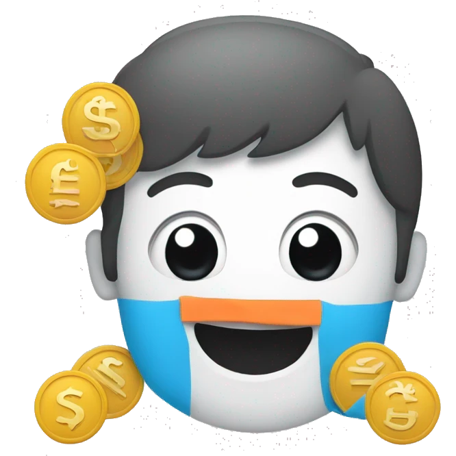 logo for a budgeting managing app emoji