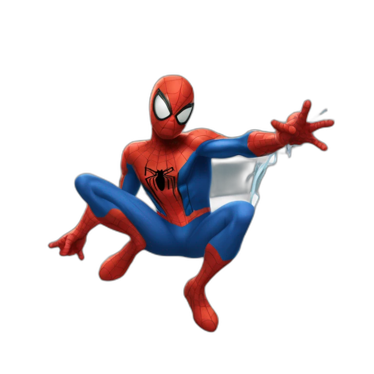 Spider man un pouce en l'air emoji