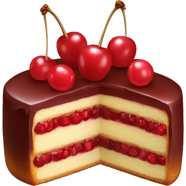 Cherry cake emoji