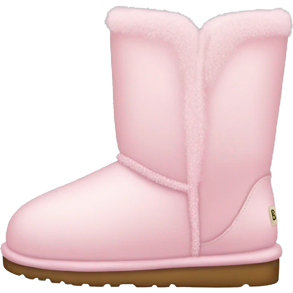 light pink uggs emoji