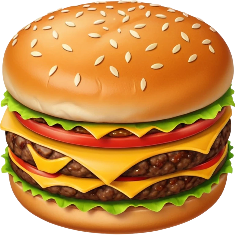 plain ground beef hamburger patty emoji
