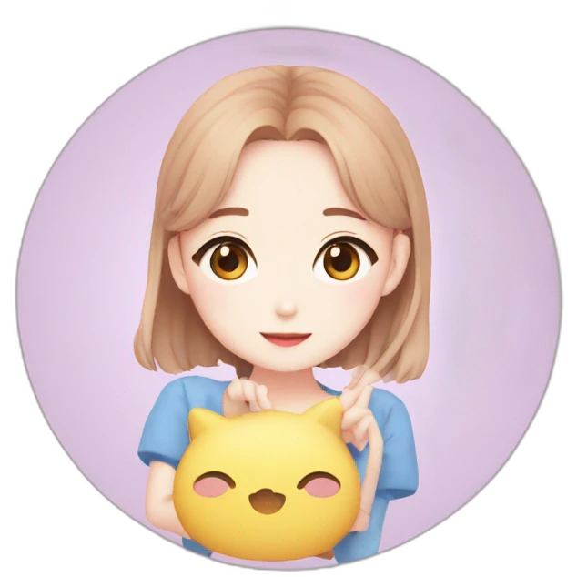 chuu from loona emoji