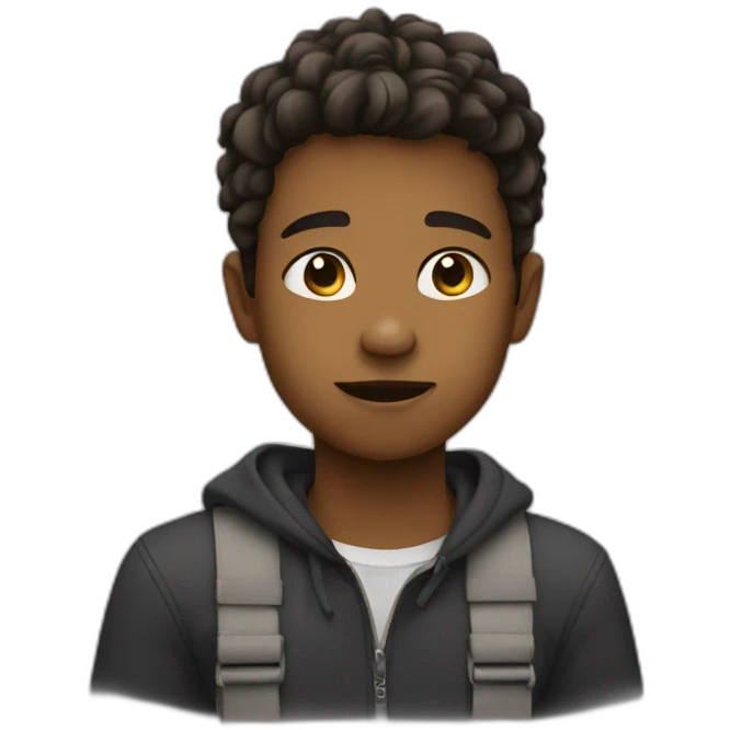 Boy that says no emoji