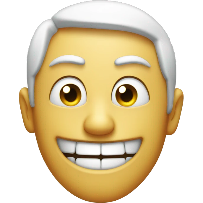 mad face and satisfed smile emoji