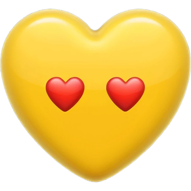yellow heart with a pill emoji