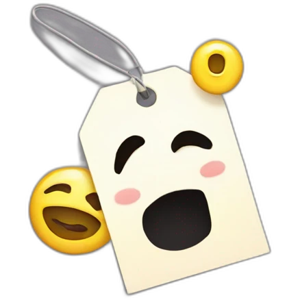 price tag sale emoji