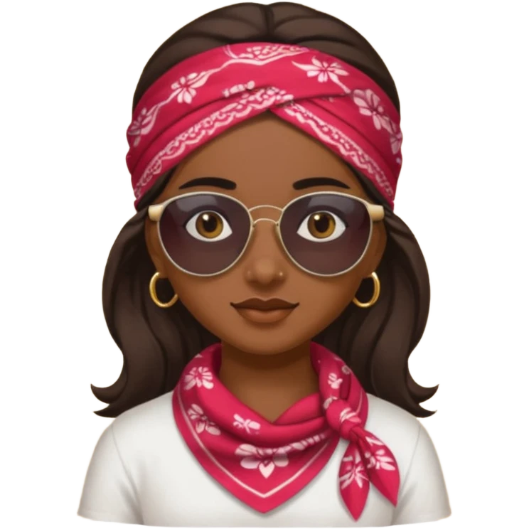 kerala Girl  with bandana & sunglass emoji