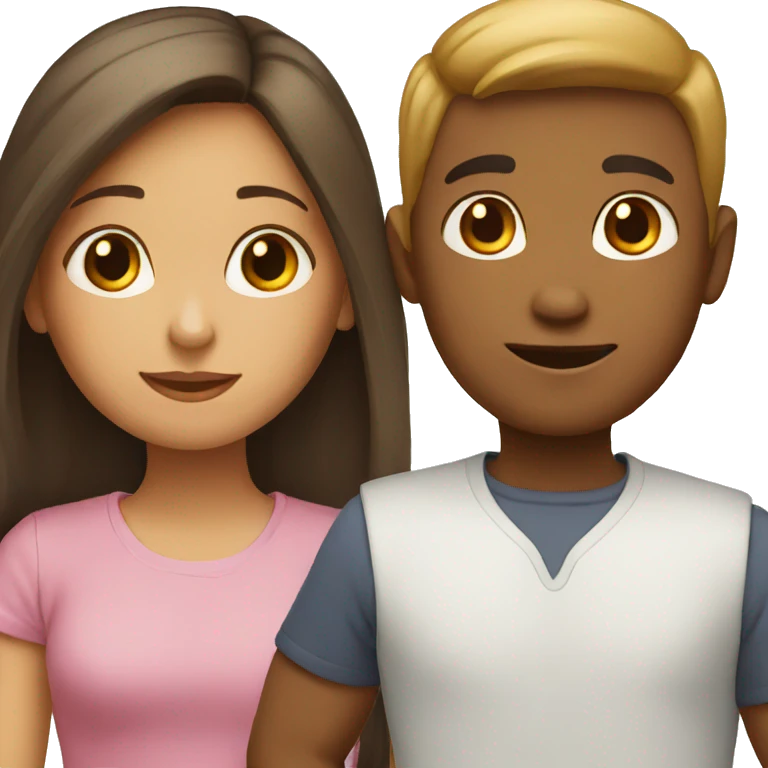 Girl and boy emoji