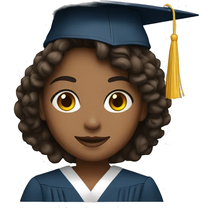 Graduation girl emoji