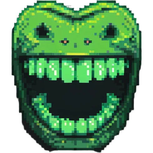 green teeth emoji