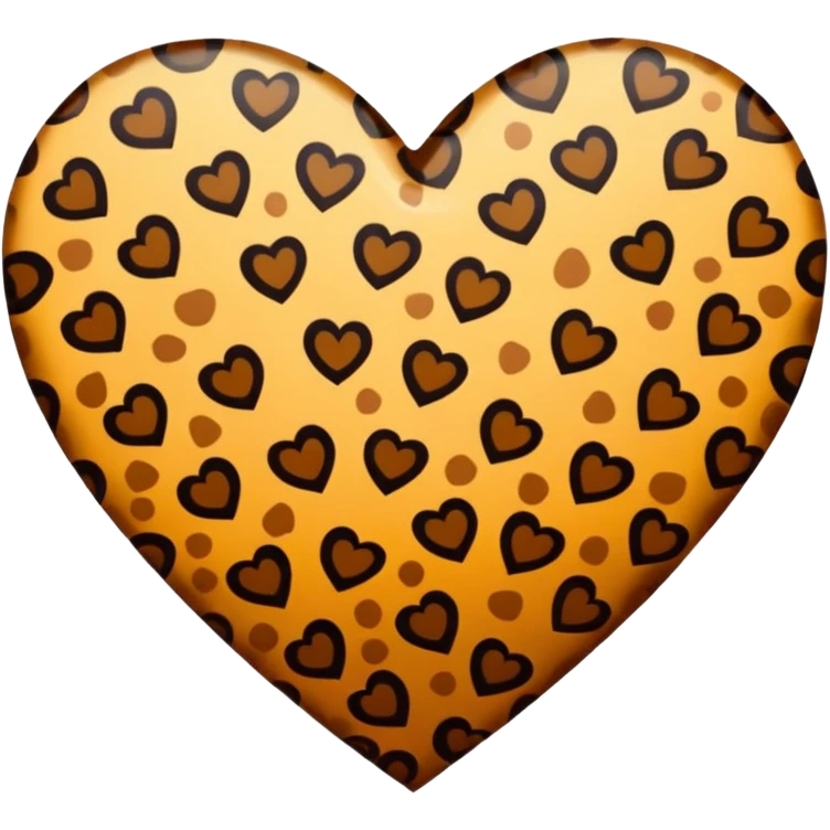 Cuore leopardato  emoji