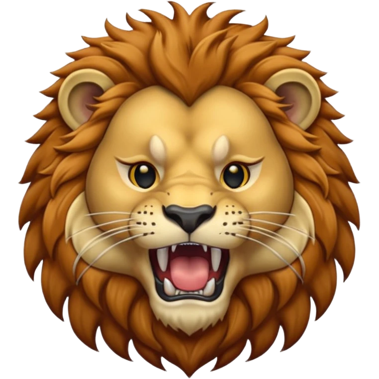 lion mounth open emoji