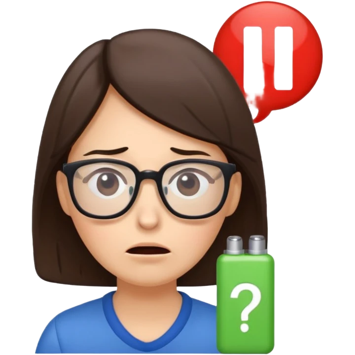 A kindergardenteacher with an empty battery icon above their head an exhausted and stressed face emoji