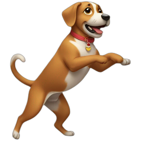 dancing dog emoji