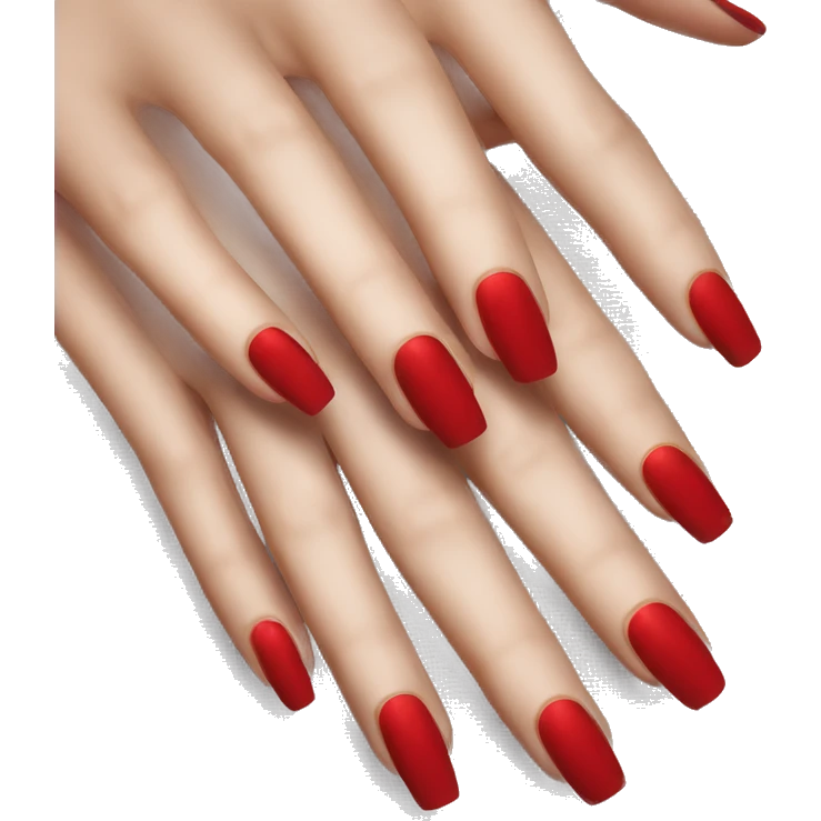 Red nails  emoji