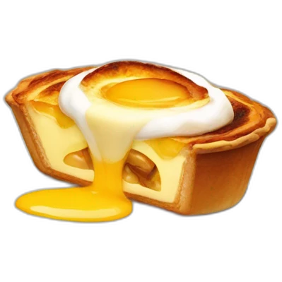 pastel de nata delicioso emoji