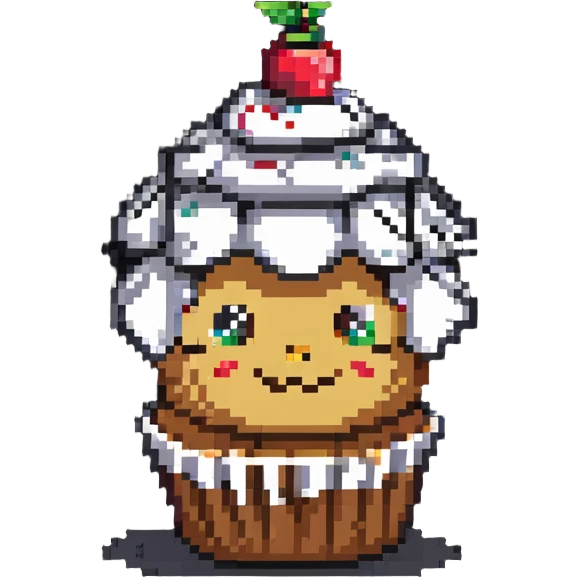 cupcake pirate emoji