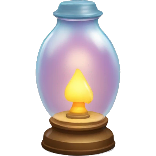  A cute fairy lamp emoji