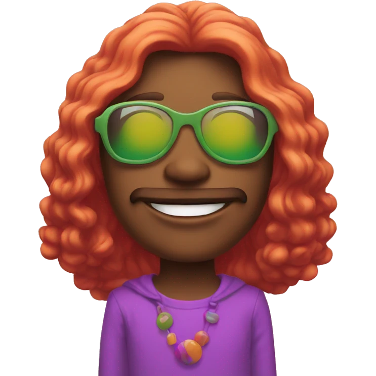 Groovy color emoji