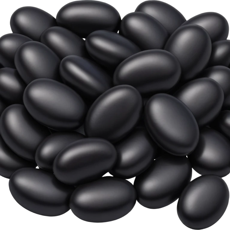 black beans emoji