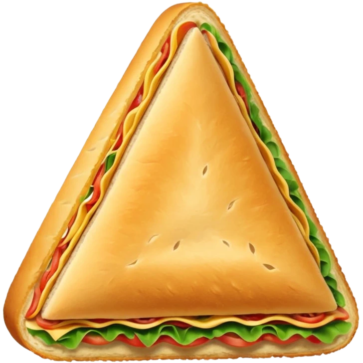 baked triangular sandwich emoji