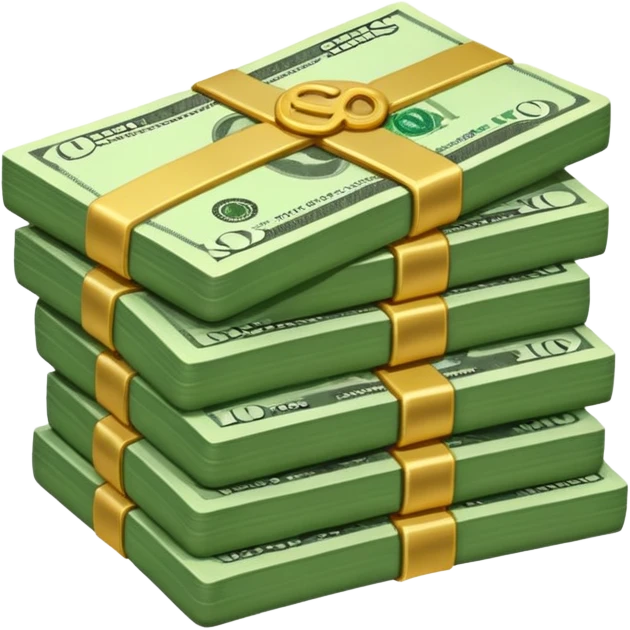 BIG STACK OF MONEY emoji