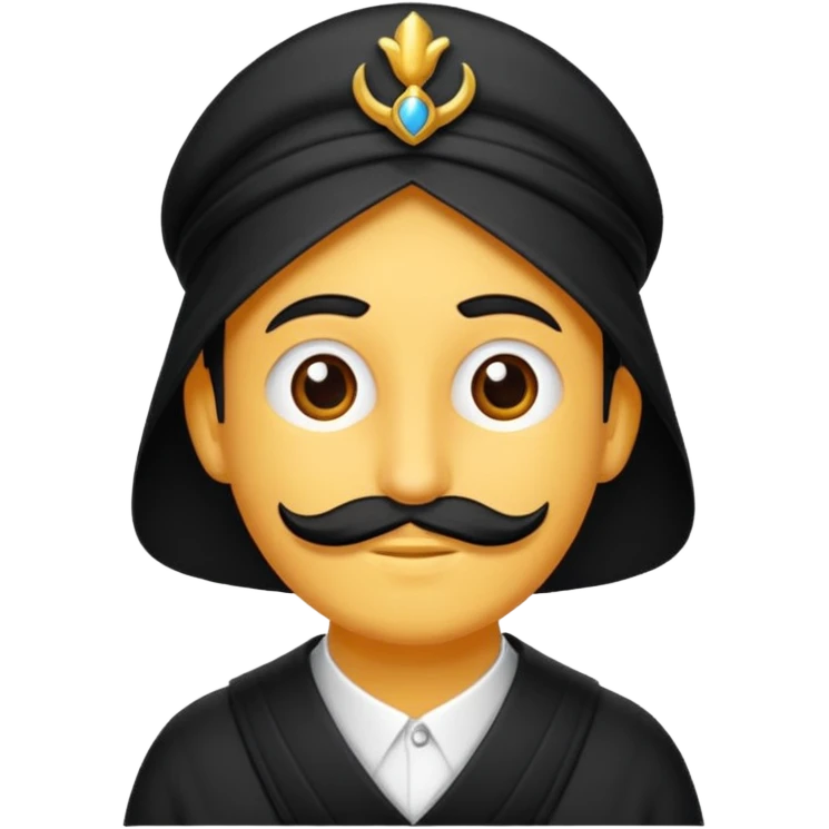 bir siyah içi boş yuvarlak içinede siyah bir artı ama artının o uçları yuvarlağı içinden azıcık çıksın emoji