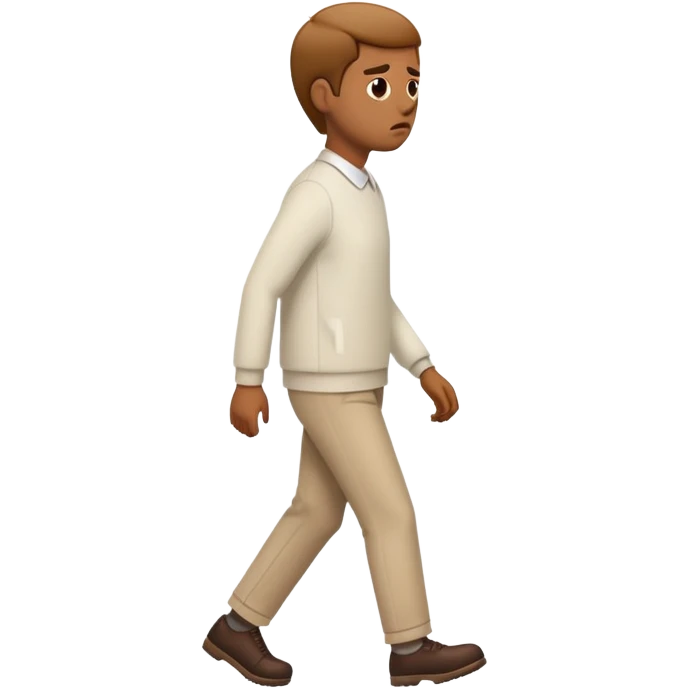 Someone walking away irritated  emoji