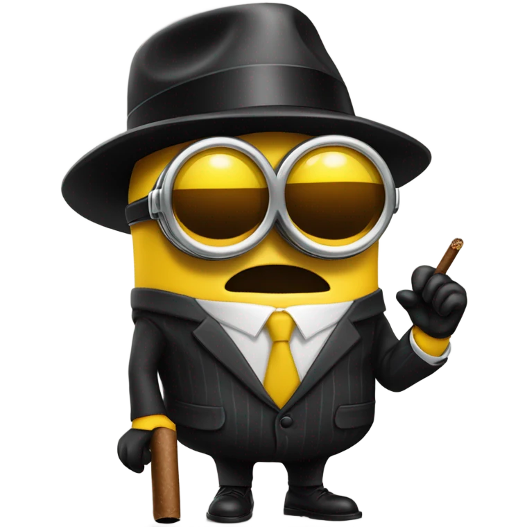 Gangster minion emoji