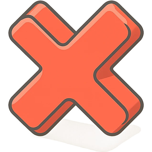 crossmark emoji