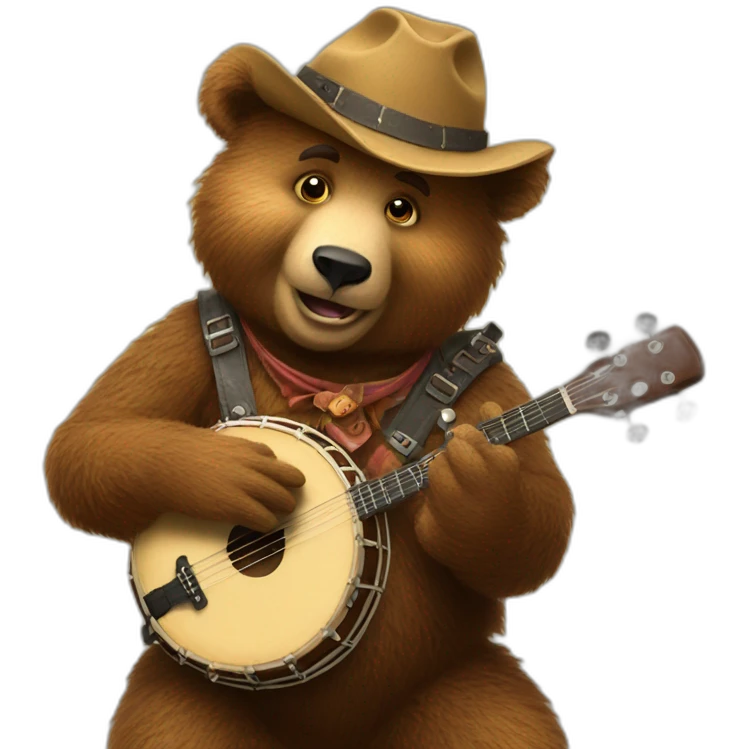country bears playing banjos emoji