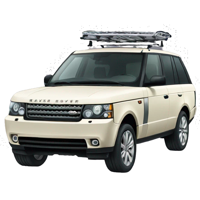 Range Rover with a bow emoji