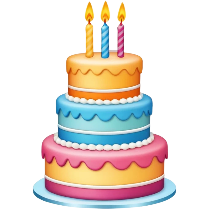 Birthday cake emoji