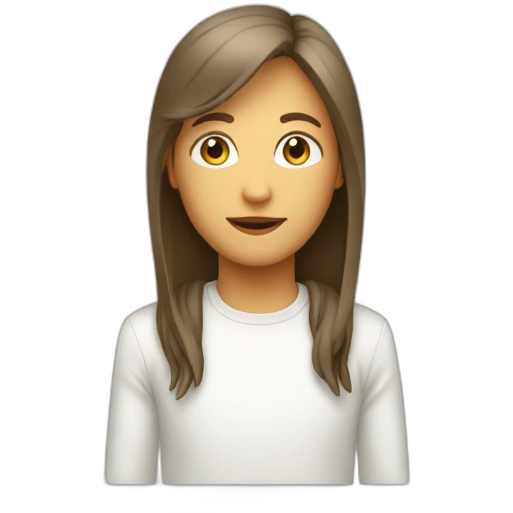 long white table facing towards me emoji