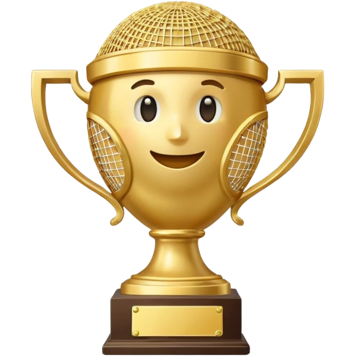 Tennis trophy emoji