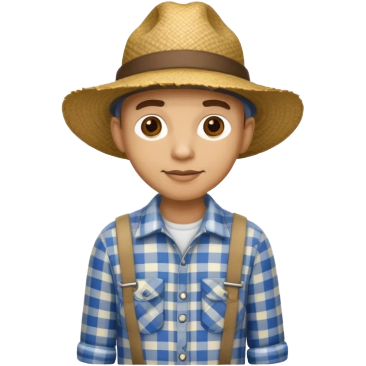 light skin granjero de cafe full body  emoji