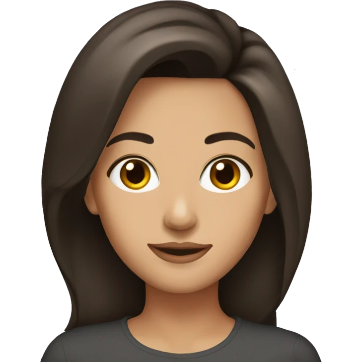 brunette emoji