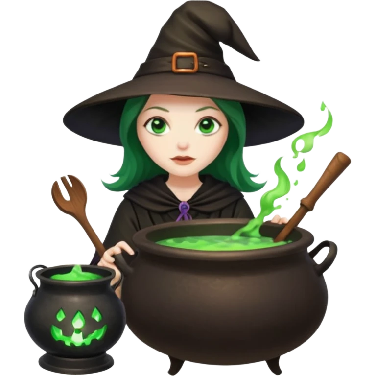 witch cooking poison emoji